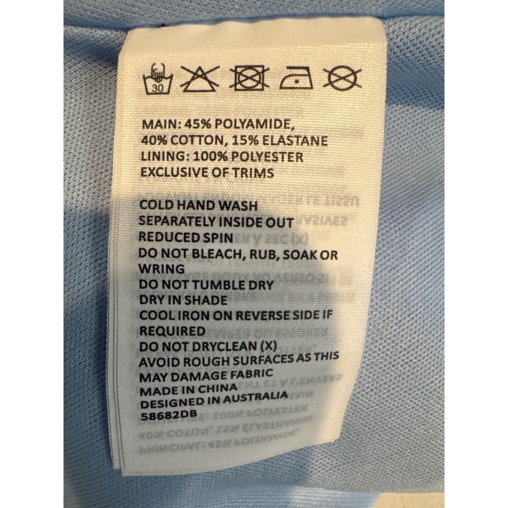 Bardot Light Blue Lace Square Neck Long Sleeve Maxi Dress Cornflower - Picture 13 of 13